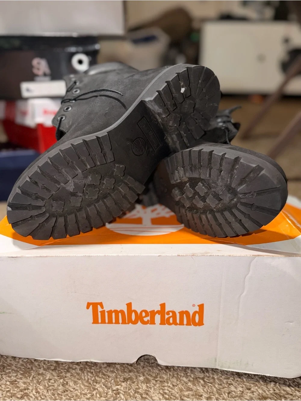 Timberland Premium 6-Inch Waterproof Boot in black men’s 9
